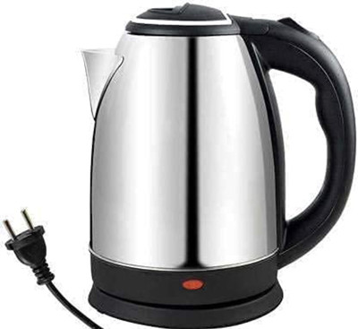 PRATYANG Scarlet Electric Kettle 2 L Design for Hot Water, Tea,Coffee,Milk, Rice Beverage Maker(2 L, Silver , Black)