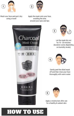 THTC 120 ML Charcoal Peel Off Mask for Men & Women(120 g)