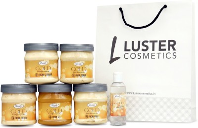 Luster Gold Radiance Facial Kit | Salon Eco Pack | Kit For Women & Men - 2600 ml(2600 ml)