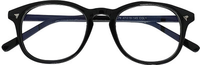 BLACK BURG Full Rim Oval, Round Frame(35 mm)