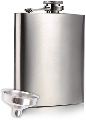 Protos India.Net Stainless Steel Hip Flask(207 ml)