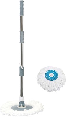 THUNDER FIT START FRESH Premium Strong Mop Stick - Biggest Rod Set -Easy to fit for All Bucket Mops Cleaning Wipe, Floor Wiper, Mop, Mop Refill, Mop Set