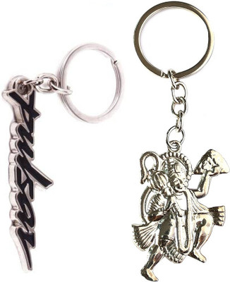 Meeko.com sanjeevani hanuman & black pulsar key chain 6d Key Chain