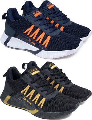 Axter Boys & Girls Lace Running Shoes(Multicolor, 4.5-5 Years)