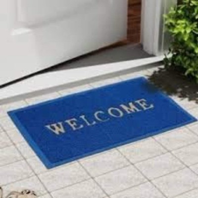 AMRO Beautility Needs PVC (Polyvinyl Chloride) Floor Mat(Blue, Medium)