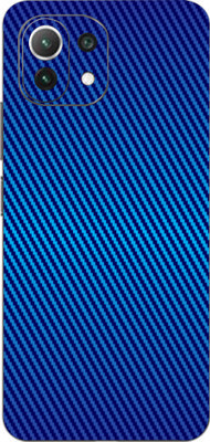BUGGU Xiaomi 11 Lite NE 5G, Xiomi 11 lite ne 5g Mobile Skin(Ultra Super Blue Carbon Fiber Skin With High Matte Finish., Mobile Skin (Back+Side+Camera))