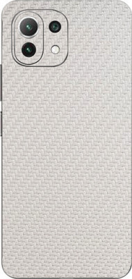 BUGGU Xiaomi 11 Lite NE 5G, Xiomi 11 lite ne 5g Mobile Skin(Ultra Super White Carbon Fiber Skin With High Matte Finish., Mobile Skin (Back+Side+Camera))