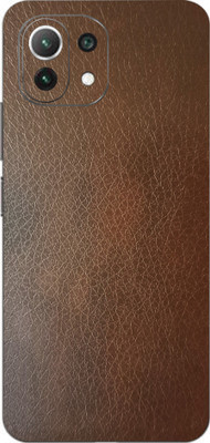 AsSkin Redmi 11 Lite, mi 11lite Mobile Skin(Ultra Super Brown Leather With High Matte Finish.)