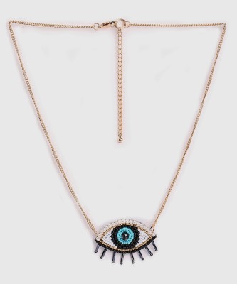 SOHI Evil Eye Gold-plated Plated Alloy Necklace