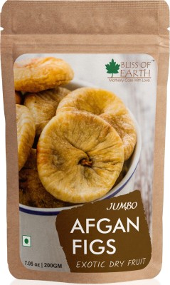 Bliss of Earth 200gm Jumbo Afgan Figs, Vacuum Packed Figs Exotic Dry fruit Figs(200 g)