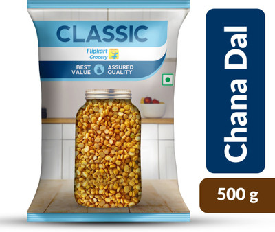 Classic Chana Dal (Split) by Flipkart Grocery(500 g)
