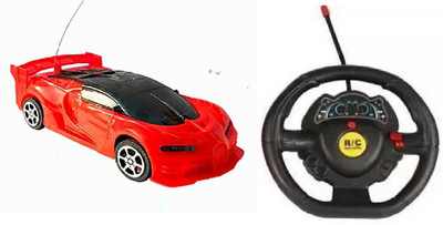 KS STORE streeing remote control car toy for kids(Red)