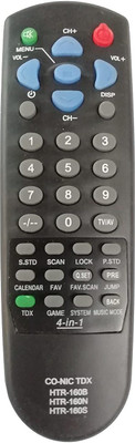 Akshita HTR-160B HTR-160N HTR-160S Compatible For Conic TDX TV Universal Remote Control HAIER Conic Tdx Remote Controller(Black)