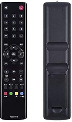 Ehop Compatible RC3000M13 Remote control for LED LCD TV AKAI Remote Controller(Black)