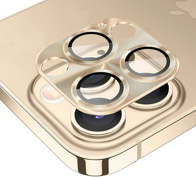 Casesily Camera Lens Protector for Apple iPhone 13 Pro Metal Ring With Glass Protection(Pack of 1)