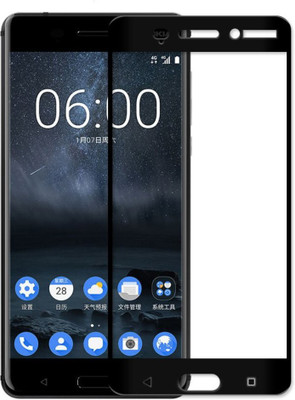 DropFit Edge To Edge Tempered Glass for Nokia 6(Pack of 1)