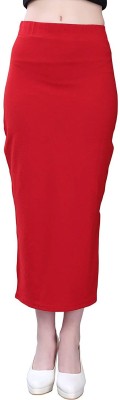 Online Generation Slim Fit Saree Shapewear RED 01 Lycra Blend, Nylon Blend Petticoat(Free)