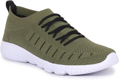 M7 By Metronaut M7-22509-Zebra Olive Running Shoes For Men(Olive , 7)
