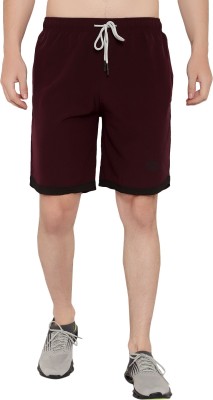 OORA Solid Men Maroon Boxer Shorts