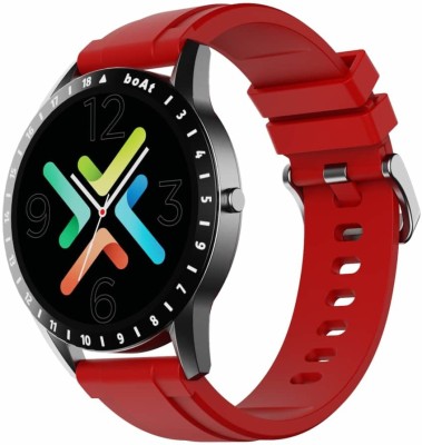 boAt Watch Iris Smartwatch(Red Strap, Free Size)