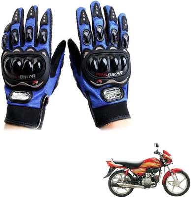 KOZDIKO Pro Biker Gloves Blue For Hero HF Deluxe Riding Gloves(Blue)