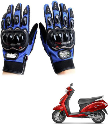KOZDIKO Pro Biker Gloves Blue For Honda Activa 5G Riding Gloves(Blue)
