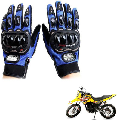 KOZDIKO Pro Biker Gloves Blue For Hero Impluse Riding Gloves(Blue)