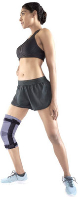 VISSCO Hinged Knee Cap Supports 0706 Optimum Compression For Men & Women Knee Support(Grey)