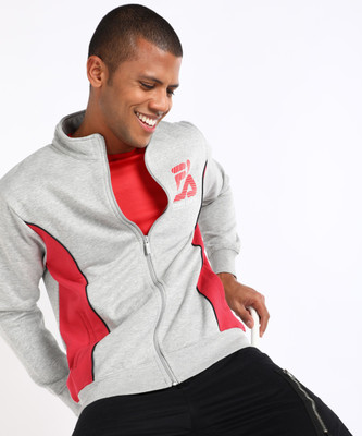 FILA Full Sleeve Color Block Men Sweatshirt