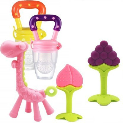 risheeraj Teething Toys for Babies 0-6 Months 6-12 Months BPA Free Baby Fruit Feeders and Teether for Infant and Toddler Teether and Feeder (Multicolor, Pack of 5) Teether and Feeder(Multicolor) risheeraj Teething Toys for Babies 0-6 Months 6-12 Months BPA Free Baby Fruit Feeders and Teether for Infant and Toddler Teether and Feeder (Multicolor, Pack of 5) Teether and Feeder(Multicolor)