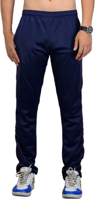 Vego Solid Men Blue Track Pants