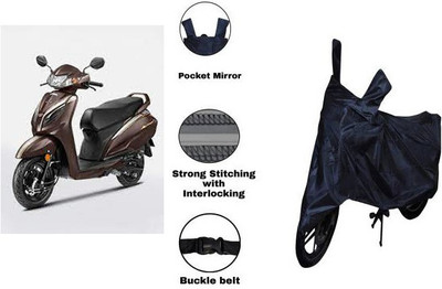 PRPaccessories Two Wheeler Cover for Universal For Bike(Black)
