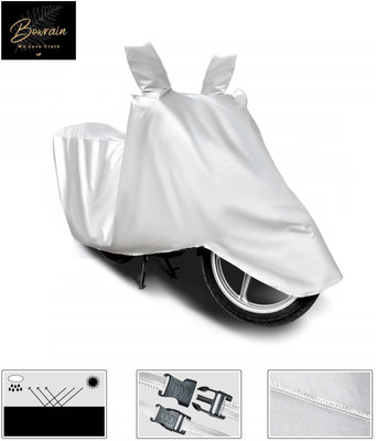BOWRAIN Two Wheeler Cover for Suzuki(Sling Shot Plus, Silver)