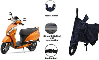 APKI APNI DUKAN Waterproof Two Wheeler Cover for TVS(Jupiter Grande BS6, Black)