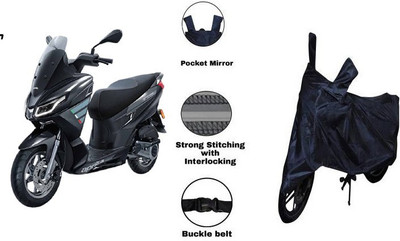PRPaccessories Two Wheeler Cover for Aprilia(SR 150, Black)