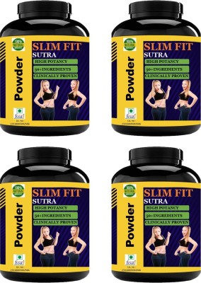Vitara Healthcare Slim Fit Sutra Fat loss | Weight loss Supplement (Chocolate Flavour Pack Of 4)(4 x 50 g)