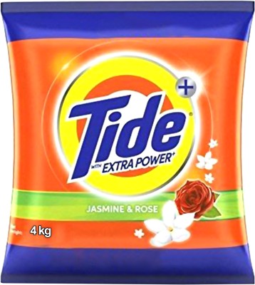 Tide Plus Extra Power 5kg Detergent Powder 4 Kg  (Jasmine & Rose) For Rs. 46