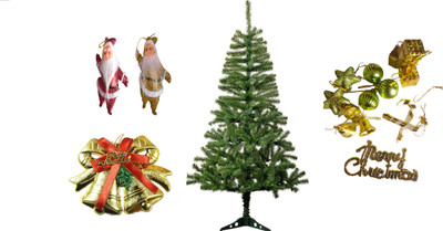 Krishnaimpex Pine 60.96 cm (2.0 ft) Artificial Christmas Tree(Multicolor)
