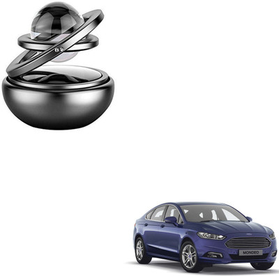 SEMAPHORE Sweet Odour Diffuser Solar Car Aromatherapy Essential Oil Diffuser, 360°Double Ring Crystal Rotating Design(Black) Compatible with Ford Mondeo(1 Units)