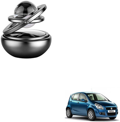 SEMAPHORE Sweet Odour Diffuser Solar Car Aromatherapy Essential Oil Diffuser, 360°Double Ring Crystal Rotating Design(Black) Compatible with Maruti Ritz(1 Units)