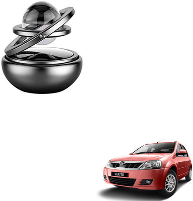 SEMAPHORE Sweet Odour Diffuser Solar Car Aromatherapy Essential Oil Diffuser, 360°Double Ring Crystal Rotating Design(Black) Compatible with Mahindra Verito Vibe(1 Units)