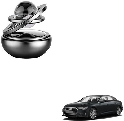 SEMAPHORE Sweet Odour Diffuser Solar Car Aromatherapy Essential Oil Diffuser, 360°Double Ring Crystal Rotating Design(Black) Compatible with Audi A6(1 Units)
