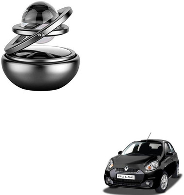 SEMAPHORE Sweet Odour Diffuser Solar Car Aromatherapy Essential Oil Diffuser, 360°Double Ring Crystal Rotating Design(Black) Compatible with Renault Pulse(1 Units)