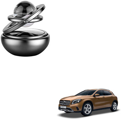 SEMAPHORE Sweet Odour Diffuser Solar Car Aromatherapy Essential Oil Diffuser, 360°Double Ring Crystal Rotating Design(Black) Compatible with Mercedes Benz GLA-Class(1 Units)