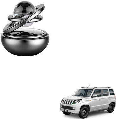 SEMAPHORE Sweet Odour Diffuser Solar Car Aromatherapy Essential Oil Diffuser, 360°Double Ring Crystal Rotating Design(Black) Compatible with Mahindra TUV300(1 Units)