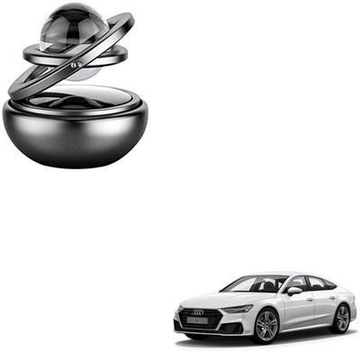 SEMAPHORE Sweet Odour Diffuser Solar Car Aromatherapy Essential Oil Diffuser, 360°Double Ring Crystal Rotating Design(Black) Compatible with Audi A7(1 Units)