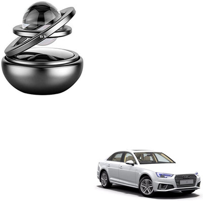 SEMAPHORE Sweet Odour Diffuser Solar Car Aromatherapy Essential Oil Diffuser, 360°Double Ring Crystal Rotating Design(Black) Compatible with Audi A4(1 Units)
