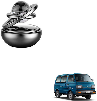 SEMAPHORE Sweet Odour Diffuser Solar Car Aromatherapy Essential Oil Diffuser, 360°Double Ring Crystal Rotating Design(Black) Compatible with Maruti Omni(1 Units)