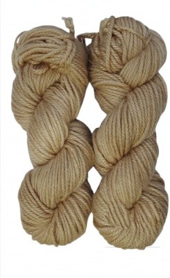 JEFFY Oswal Knitting Yarn Thick Chunky Wool, Varsha Light Brown 600 gm Best Used with Knitting Needles, Crochet Needles Wool Yarn for Knitting,Hand Knitting Yarn. by Oswal Shade no-11