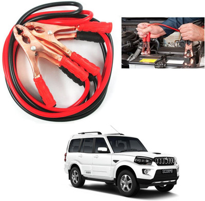 AuTO ADDiCT Car 500Amp Heavy Duty Battery booster cable for Mahindra Old Scorpio 7.5 ft Battery Jumper Cable(Pack of 2)